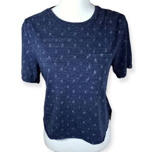MOSSIMO NAVY CROP TEE-SHIRT SZ.S GUC.